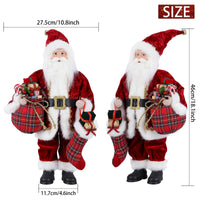18" Standing Santa Claus – Christmas Decoration & Holiday Gift