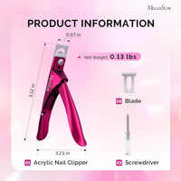 Nail Clippers Tip Cutters for Acrylic False Fake Gel - Ghemy.co.uk