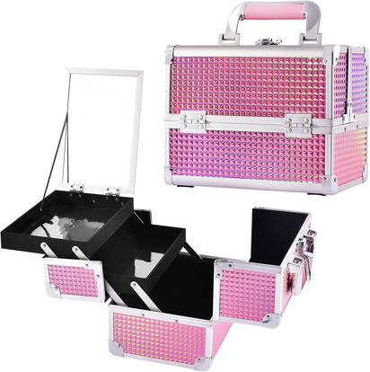 Makeup Box Vanity Case Cosmetic Organiser - Ghemy.co.uk