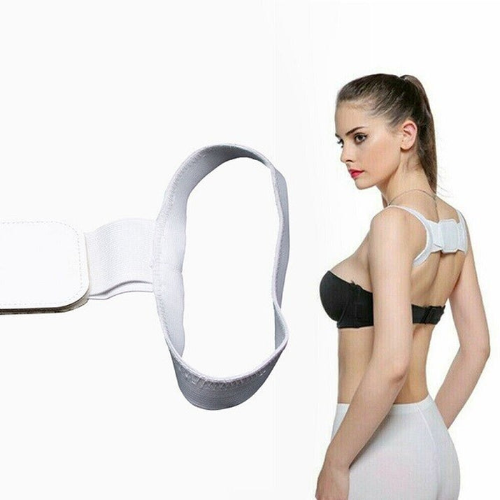 Posture Corrector Body Brace Back Lumbar Shoulder Support Belt Adjustable UK - Ghemy.co.uk