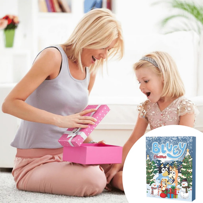 Christmas Bluey Advent Calendar Contains 24 Gifts Christmas Countdown Calendar - Ghemy.co.uk