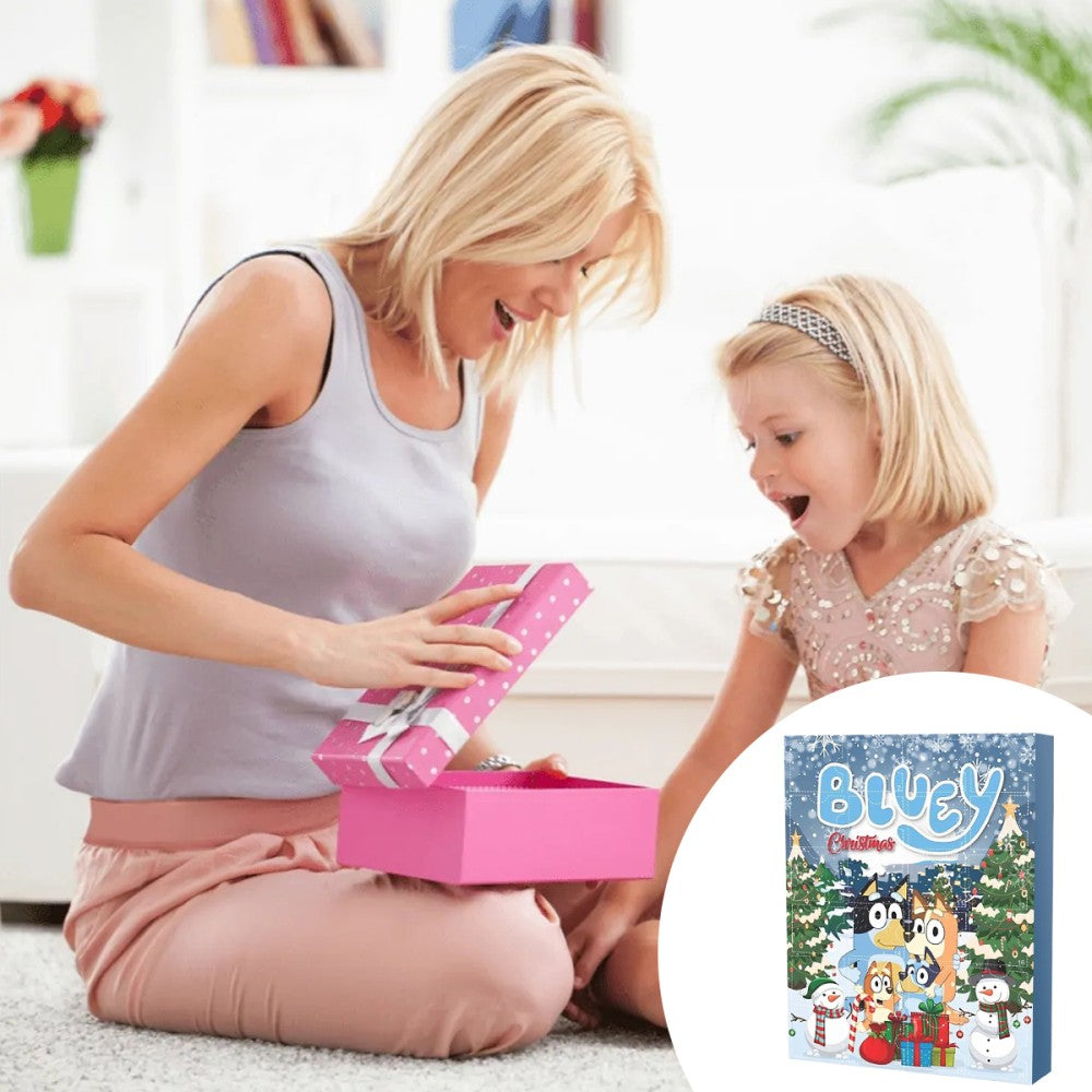Christmas Bluey Advent Calendar Contains 24 Gifts Christmas Countdown Calendar - Ghemy.co.uk