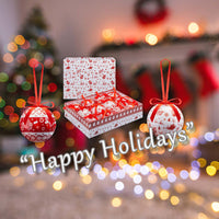 Christmas Bauble Decoration Hanging Tree 12 Piece 7. 5Cm Bauble Set Nordic - Ghemy.co.uk