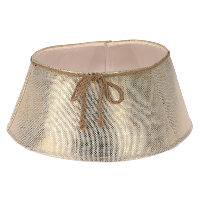 Christmas Tree Skirt Stand Base Cover Xmas Ornament Decoration Gold Silver 40Cm - Ghemy.co.uk