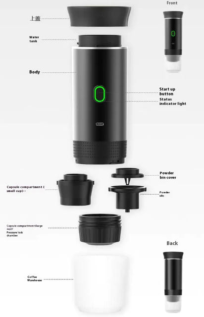 Portable Coffee Maker - Ghemy.co.uk