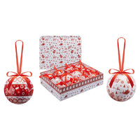 Christmas Bauble Decoration Hanging Tree 12 Piece 7. 5Cm Bauble Set Nordic - Ghemy.co.uk