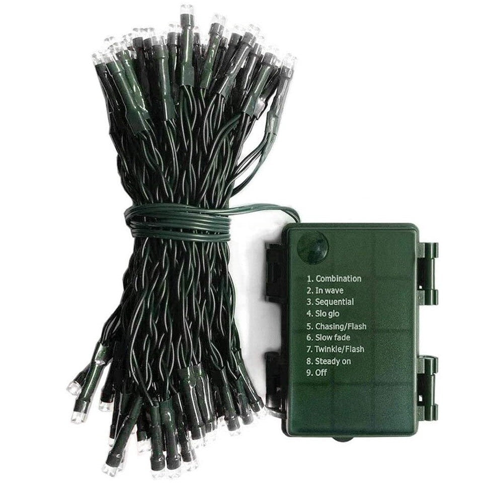 24Inch Christmas Wreath Decorative Christmas with Light Door Winter Pine Cone - Ghemy.co.uk