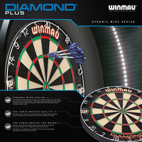 Diamond plus Professional Bristle Dartboard - Ghemy.co.uk