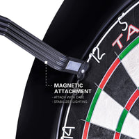Corona Vision Dartboard Lighting System, Black Frame | White LED Dart Board Surround Ring Light | Available with Pro Tour Dartboards Surround & Championship Dartboard, or Oche Dart Mat - Ghemy.co.uk