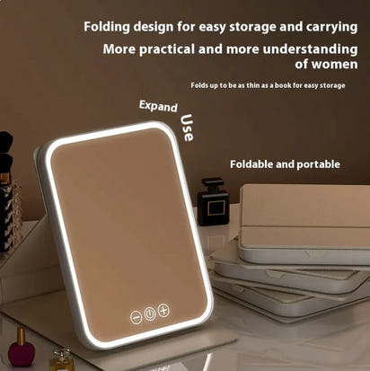 Plus-Size LED Makeup Mirror With Fill Light - Ghemy.co.uk