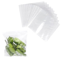 Quart Storage Bags 100pcs Large Plastic Bags Resealable Thick Plastic Food Storage Bags Zero BPA - Reusable Containers for LunchMeat - Ghemy.co.uk