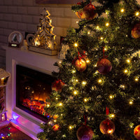 The Christmas Workshop 70330 Warm White Christmas Lights / 100 LED Christmas Tre - Ghemy.co.uk