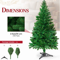 Christmas Tree Artificial Xmas Home Décor & Metal Stand 5Ft 6Ft 7Ft 8Ft Xmas - Ghemy.co.uk