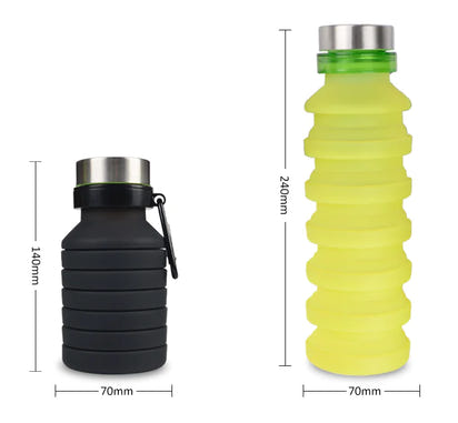Collapsible Silicone Water Bottle - Ghemy.co.uk