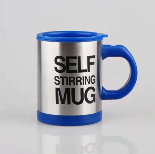 Automatic Stirring Glass Mug - Electric Stainless Steel Cup - Ghemy.co.uk
