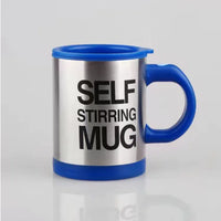 Automatic Stirring Glass Mug - Electric Stainless Steel Cup - Ghemy.co.uk