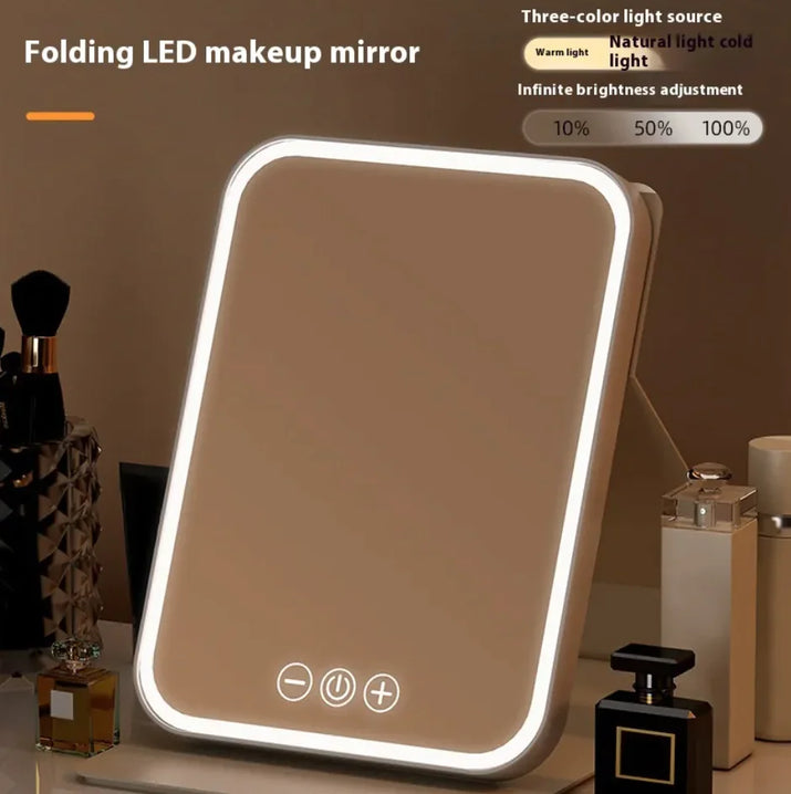 Plus-Size LED Makeup Mirror With Fill Light - Ghemy.co.uk