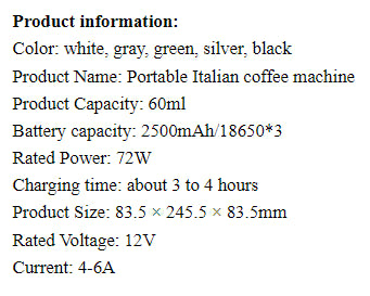 Portable Coffee Maker - Ghemy.co.uk