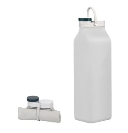 Collapsible Silicone Water Bottle for Kids (1pc) - Ghemy.co.uk