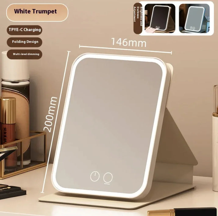 Plus-Size LED Makeup Mirror With Fill Light - Ghemy.co.uk