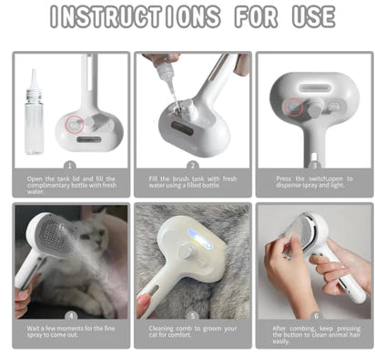 Pet Hair Spray Brush - Ghemy.co.uk