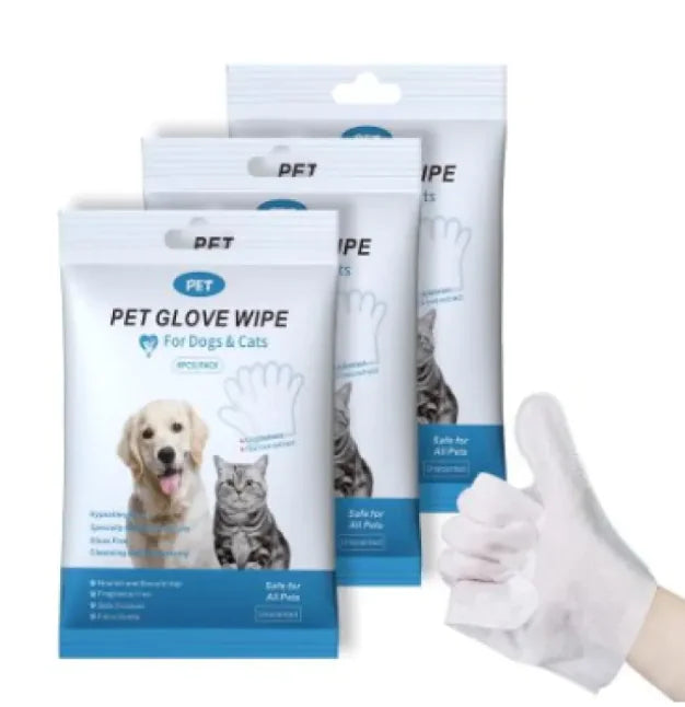 Pet Cleaning Gloves & Wipes - Ghemy.co.uk