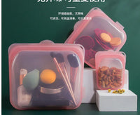 Eco-Friendly Silicone Food Storage Bags - Large Capacity - Ghemy.co.uk