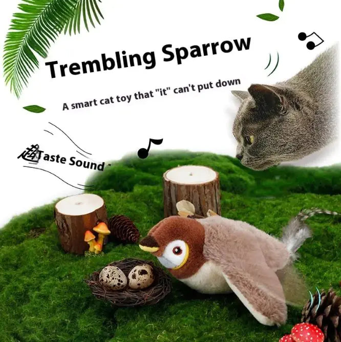 Flapping Bird Cat Toy - Ghemy.co.uk