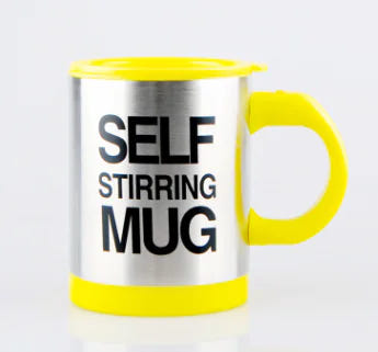 Automatic Stirring Glass Mug - Electric Stainless Steel Cup - Ghemy.co.uk