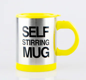Automatic Stirring Glass Mug - Electric Stainless Steel Cup - Ghemy.co.uk
