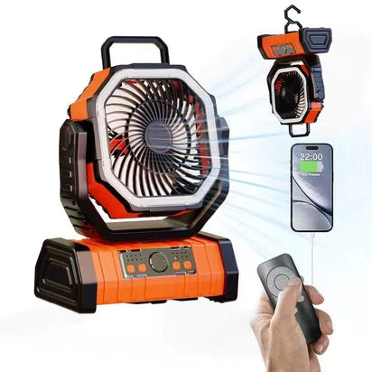 Outdoor Household Power Bank LED Light Camping Fan - Ghemy.co.uk