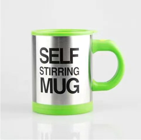Automatic Stirring Glass Mug - Electric Stainless Steel Cup - Ghemy.co.uk