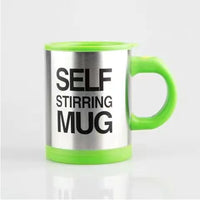 Automatic Stirring Glass Mug - Electric Stainless Steel Cup - Ghemy.co.uk