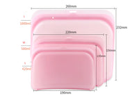 Eco-Friendly Silicone Food Storage Bags - Large Capacity - Ghemy.co.uk