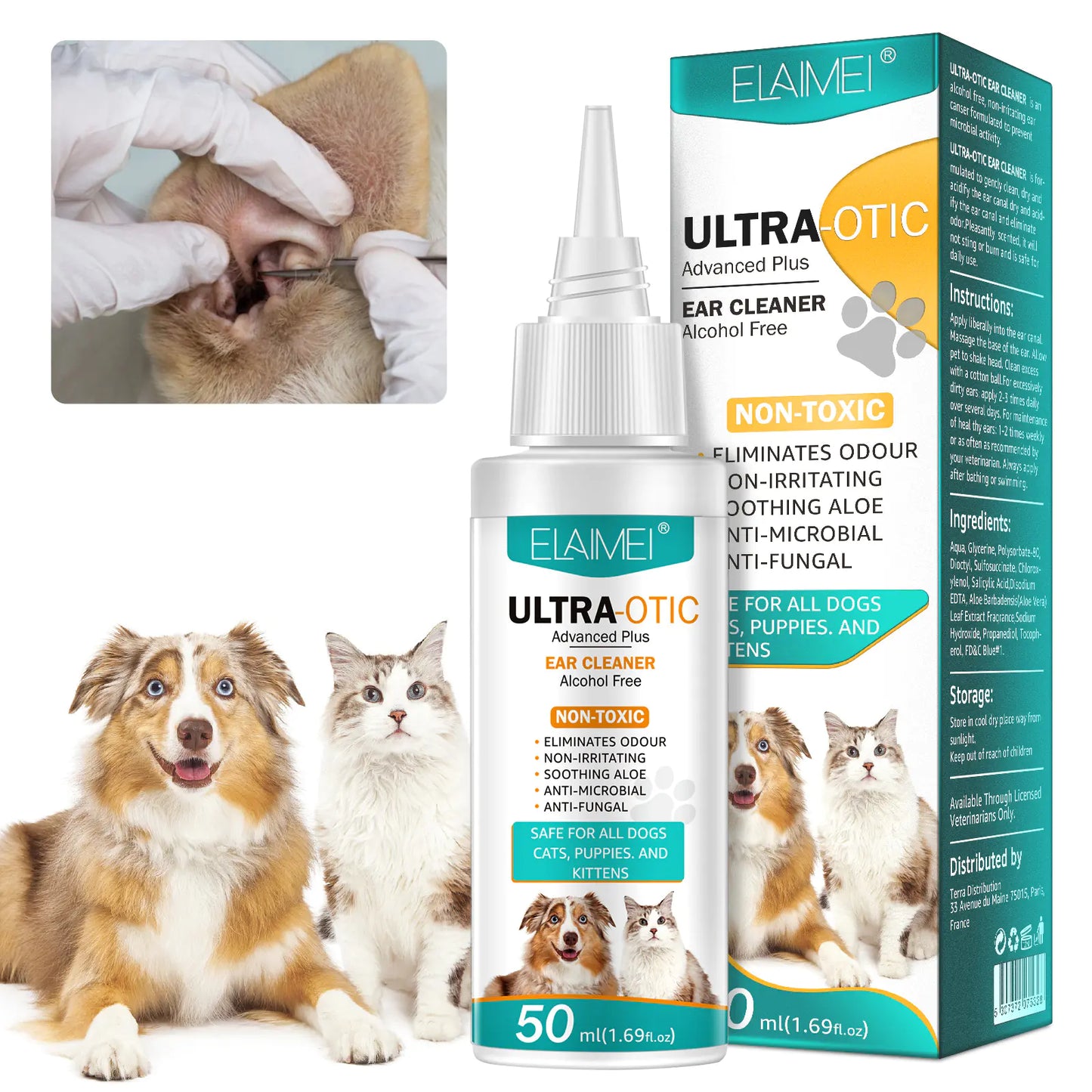 Pet Ear Cleaner 50ml - Ghemy.co.uk