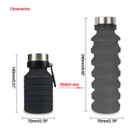 Collapsible Sports Water Bottle for Outdoor Activities - Ghemy.co.uk